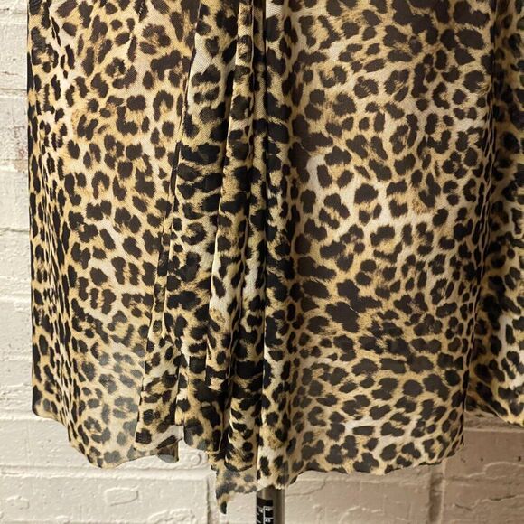 Jaclyn Smith Animal Print Plus Size Curvy Convertible Tankini Halter Bikini  20 - Picture 4 of 10